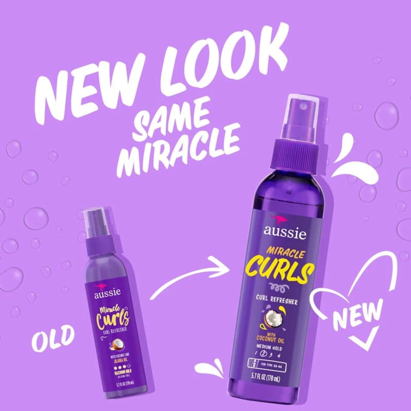Aussie Miracle Curls Curl Refresher Maximum Hold 5.7 Ounce (170ml) (Pack of 3) Beauty & Personal Care Aussie