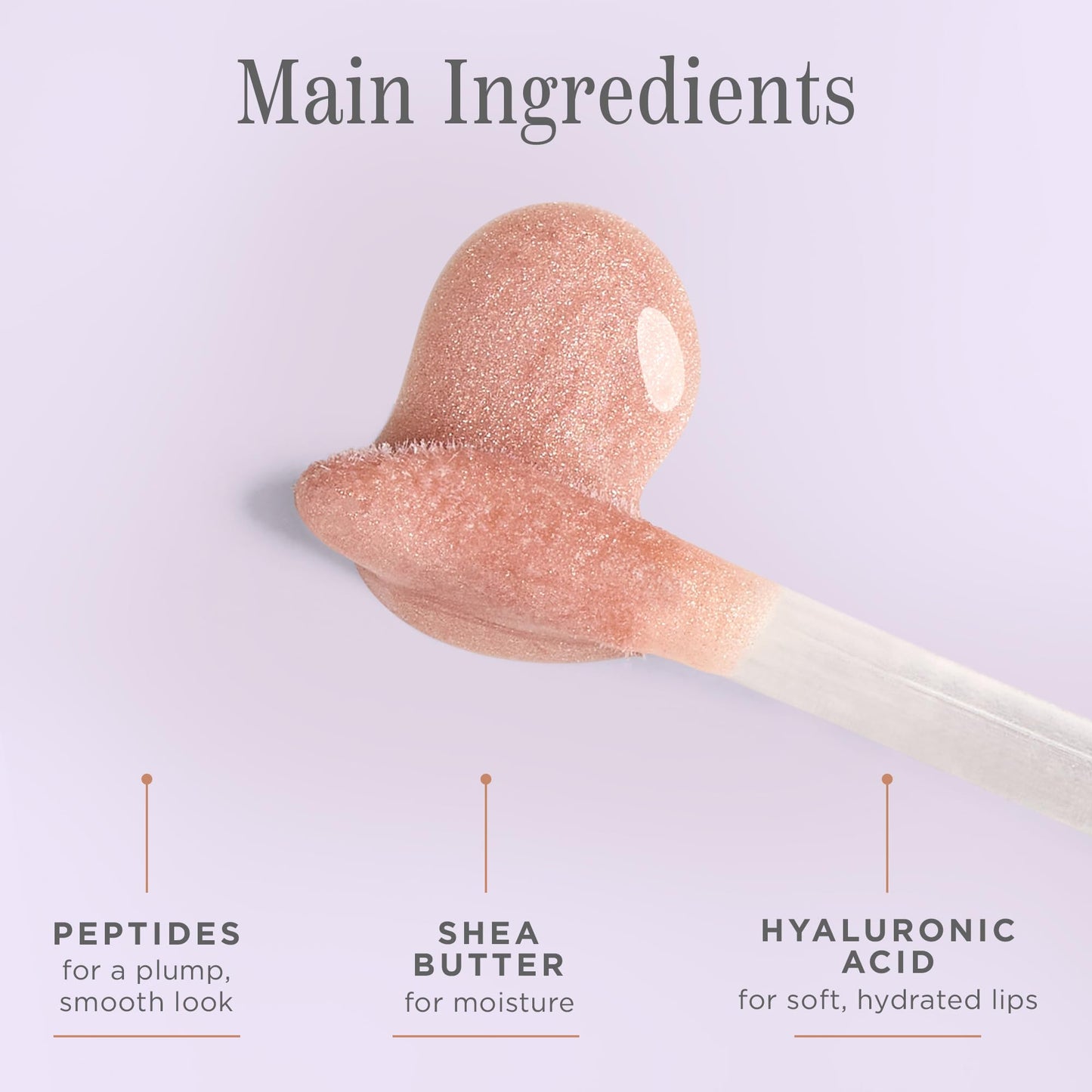 Cote Beauty's Euphoria Peptide Lip Shine, Ultra Hydrating & Long-Lasting Shimmery Sheer Nude Plumping Lip Gloss for Women with Hyaluronic Acid, Shea Beauty & Personal Care Cote Shop