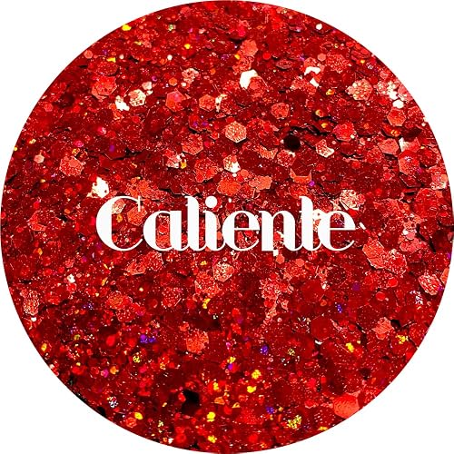Orange Polyester Glitter | Craft Glitter | Glitter for Arts & Crafts | Tumblers | Cosmetics | Nails | Epoxy Resin Art | Slime | DIY | Body Glitter | 1 Beauty & Personal Care Glitter Heart Co.