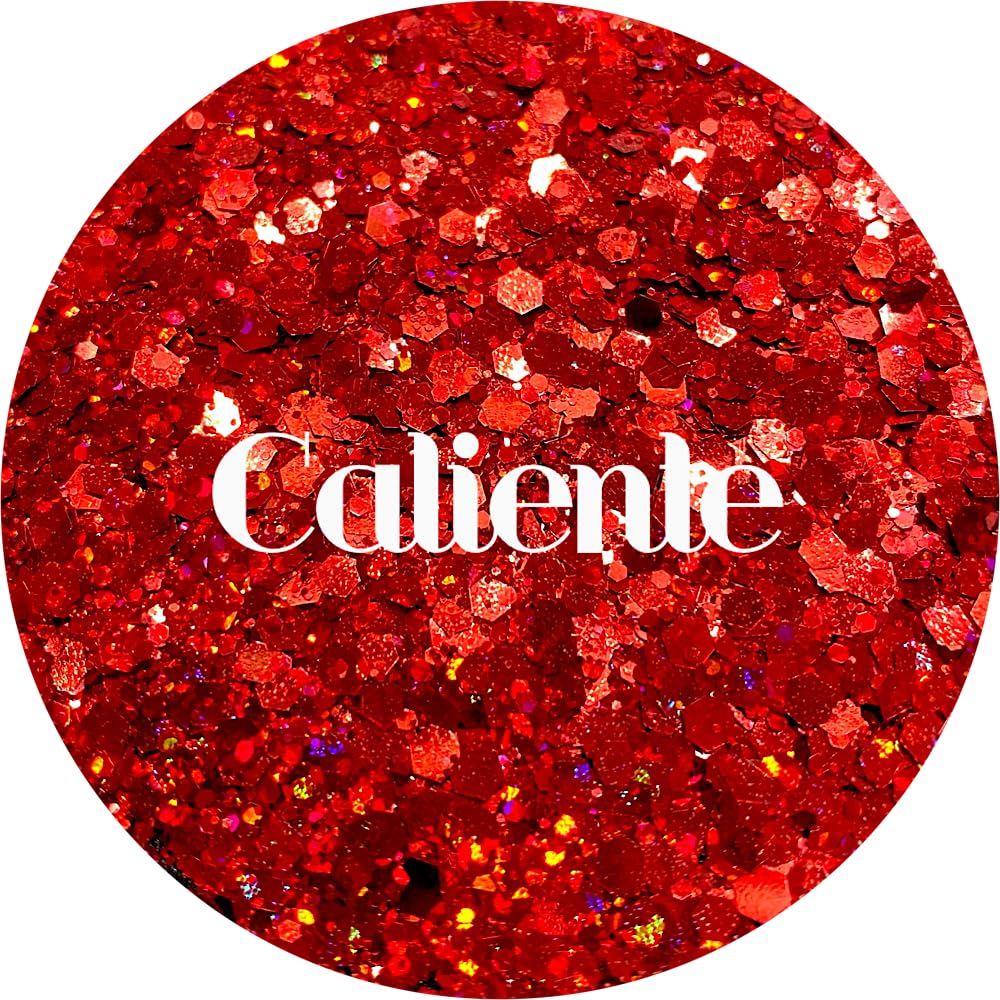 Orange Polyester Glitter | Craft Glitter | Glitter for Arts & Crafts | Tumblers | Cosmetics | Nails | Epoxy Resin Art | Slime | DIY | Body Glitter | 1 Beauty & Personal Care Glitter Heart Co.