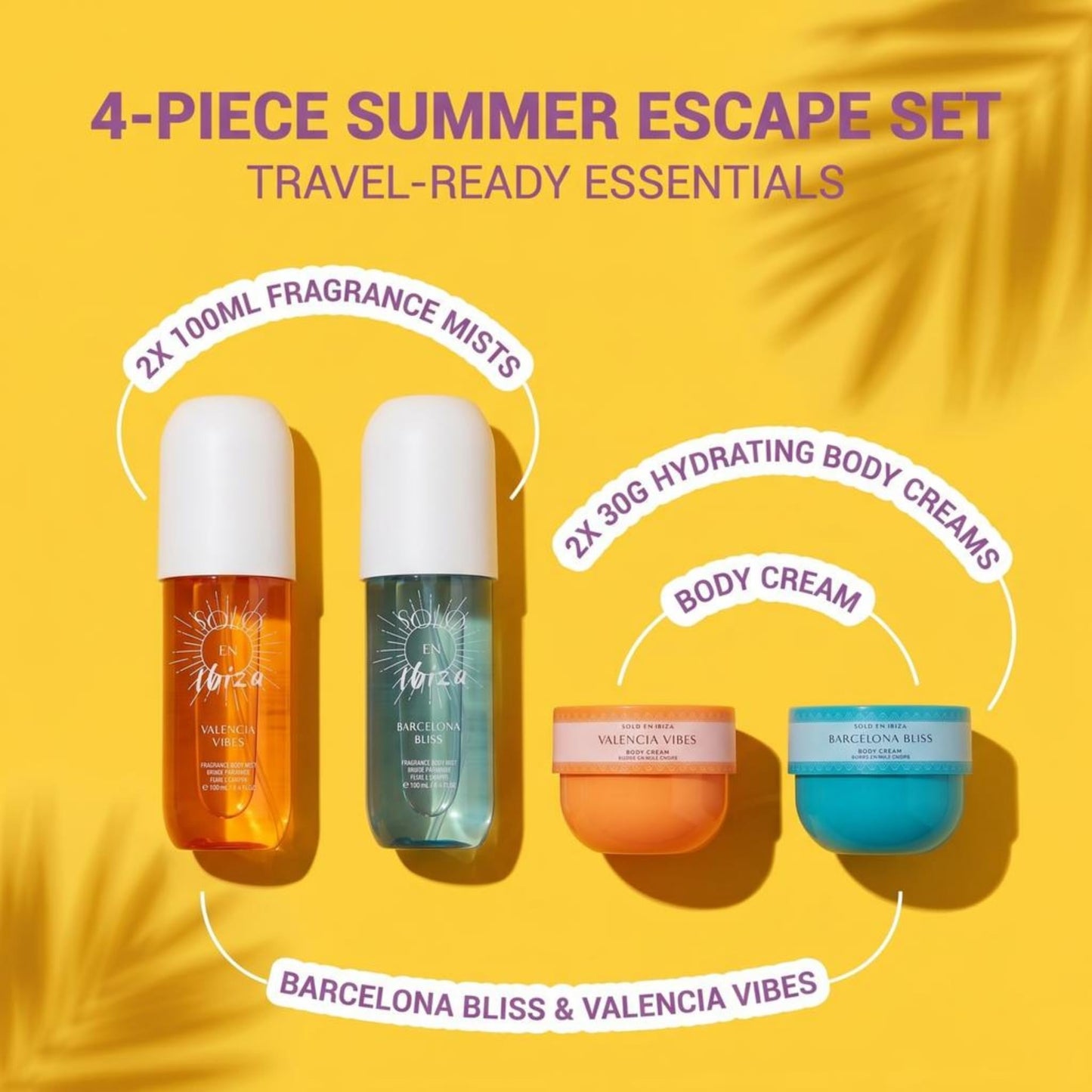 Solo En Ibeza Fragrance Set Mini | Bum Bum Cream & Body Mist Set | Fragrance Gift Set for Women | Travel Size Lotion & Spray Kit | Rio de Janeiro Beauty & Personal Care Solo en Ibiza