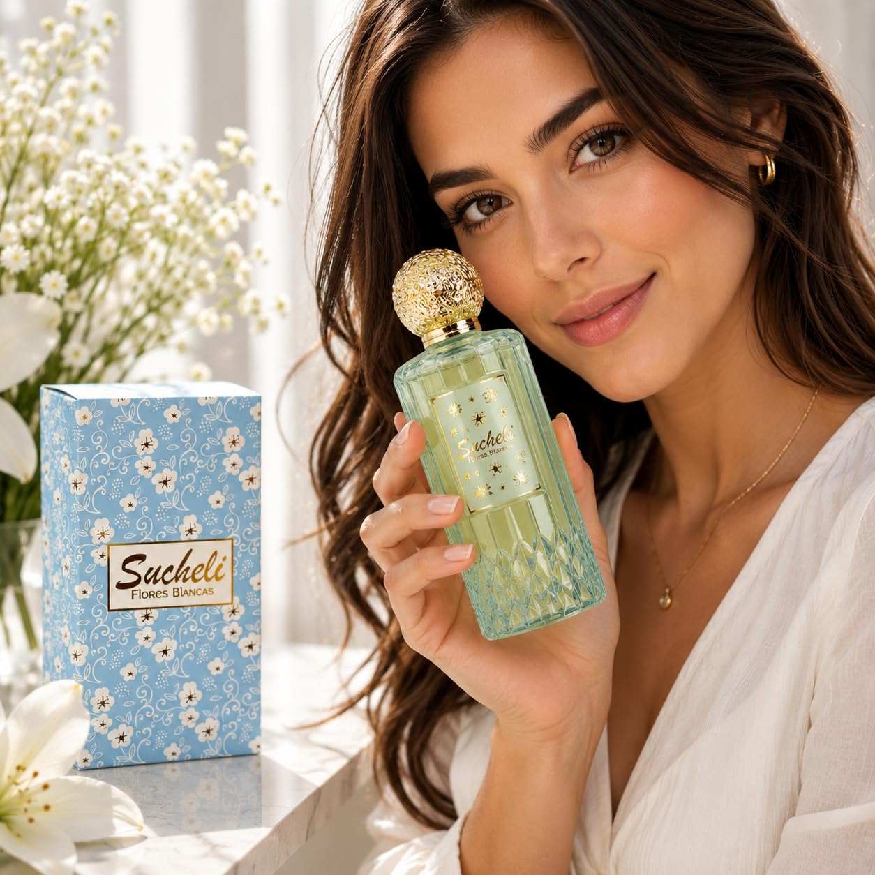 SUCHEL FOREVER Sucheli Flores Blancas Eau de Parfum for Women NUEVO Beauty & Personal Care SUCHEL FOREVER