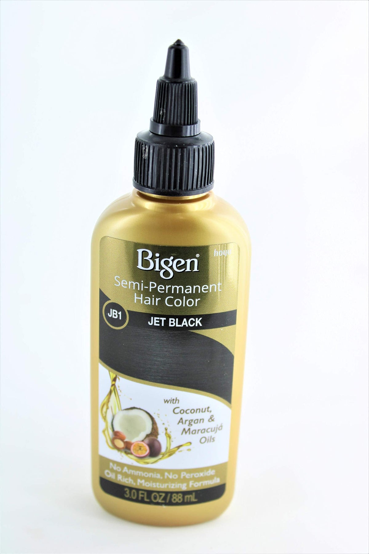 JB1 Jet Black Bigen Semi Permanent Hair Color, 3 Fl Oz (Pack of 1) Beauty & Personal Care Bigen