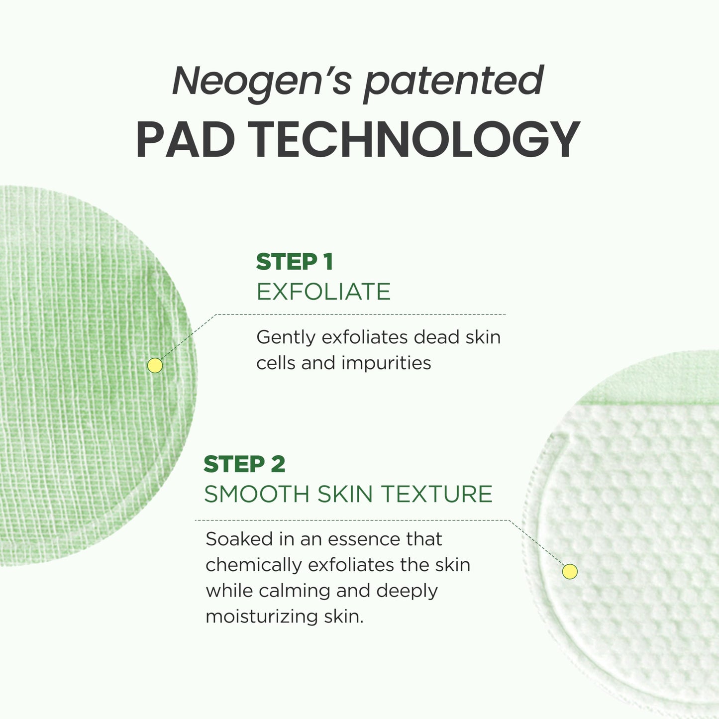 DERMALOGY by NEOGENLAB Bio-Peel Gauze Peeling Pads (Green Tea, 30 pads) - Exfoliating & Hydrating & Soothing Peeling Pad with PHA & Green Tea Beauty & Personal Care DERMALOGY by NEOGENLAB