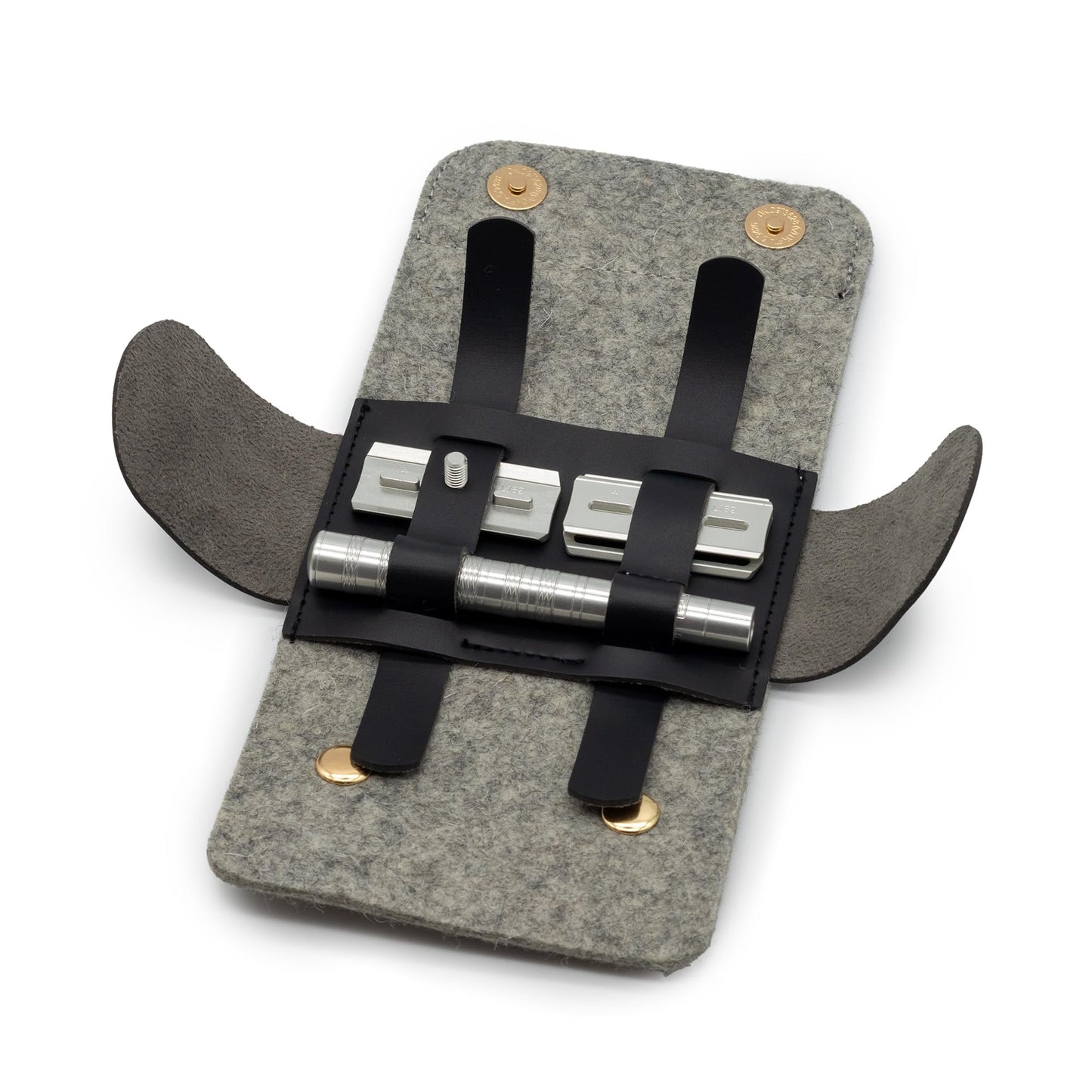 Henson Shaving The Razor Case - Vegan Leather and Merino Wool Beauty and Personal Care Henson Shaving