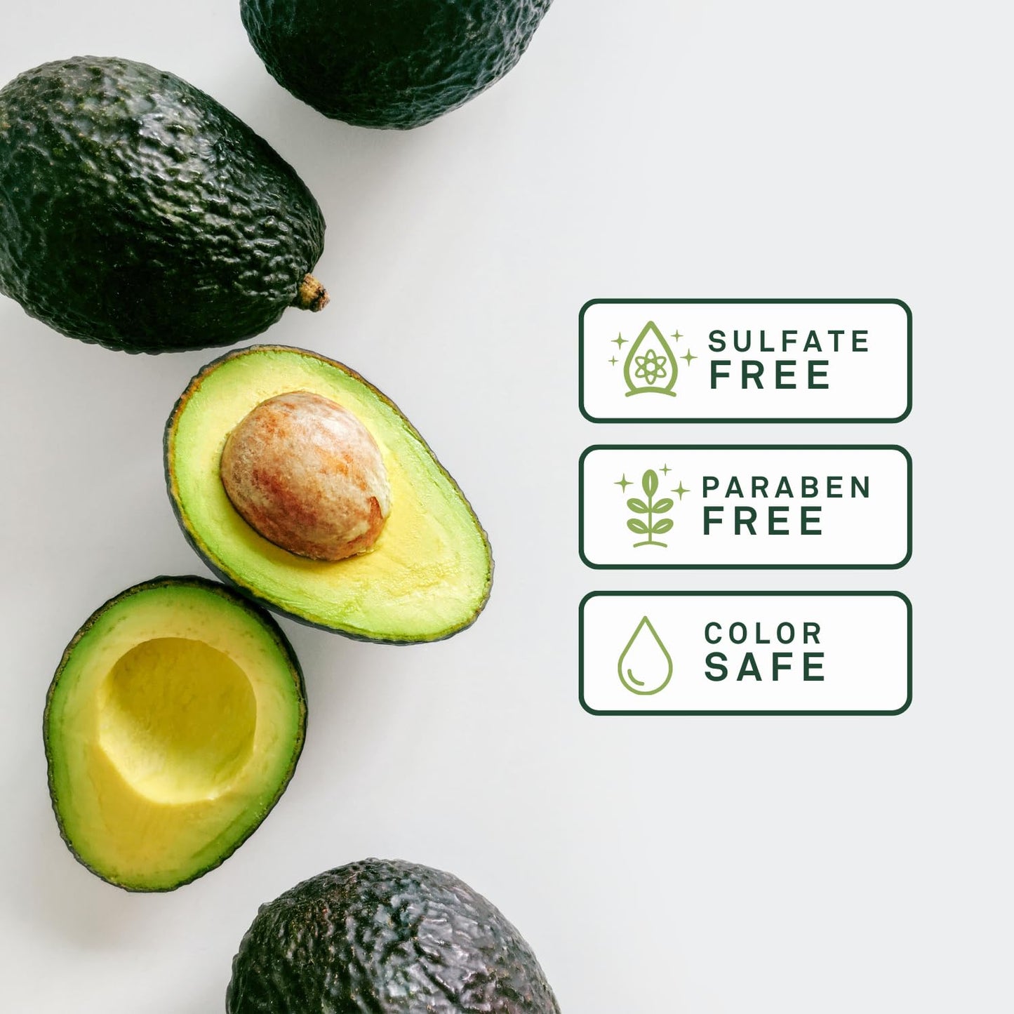 EVA + AVO Avocado Shampoo & Conditioner Travel Kit 2 fl oz, Sulfate-Free Gentle Cleanse for Dry Scalp, Fine, Curly, Damaged or Thin Hair, Hydrating Beauty & Personal Care Eva + Avo