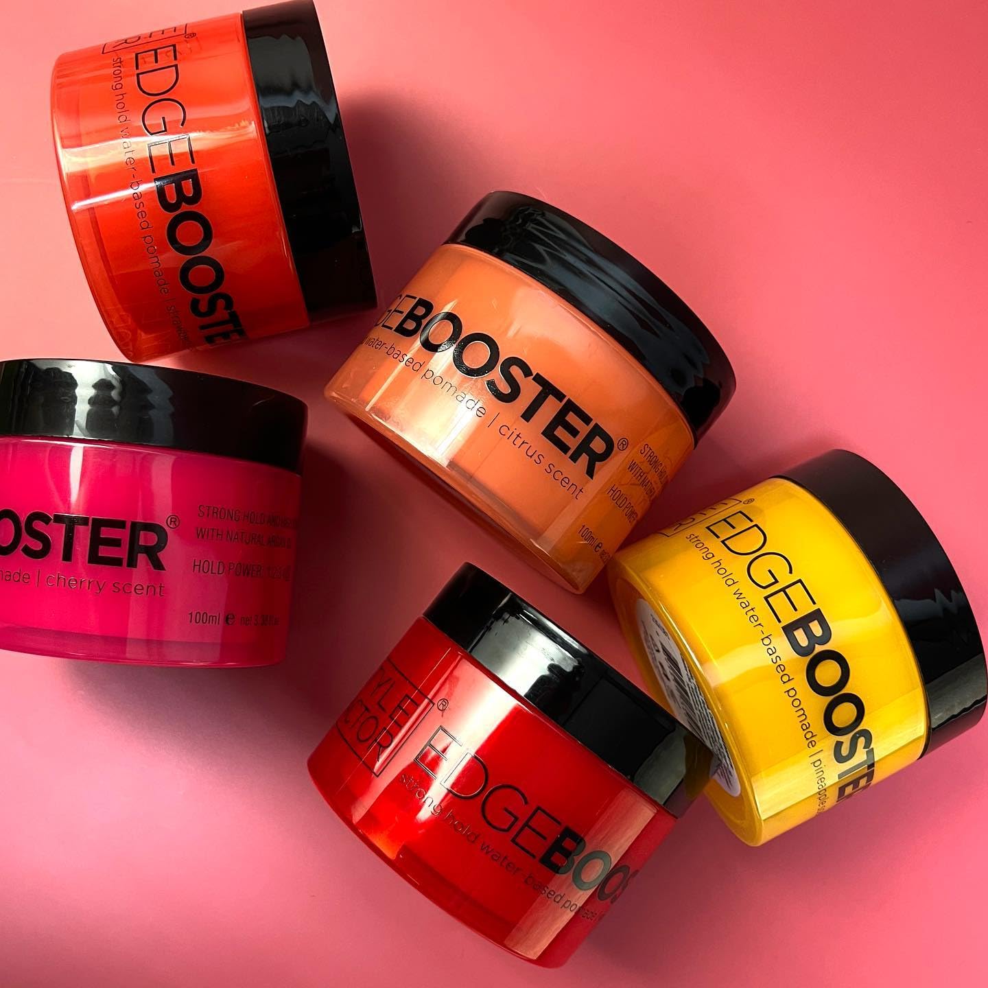 Style Factor Edge Booster Strong Hold Water-Based Pomade 3.38oz-Raspberry Scent Beauty & Personal Care EDGEBOOSTER