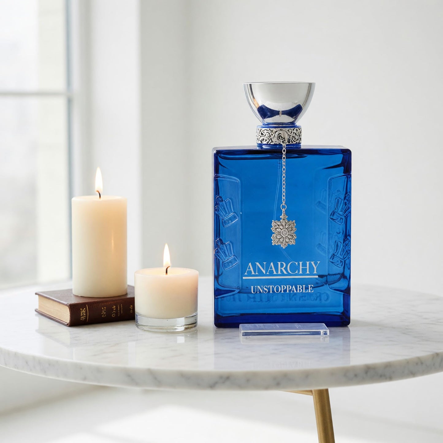 king of kings Anarchy Unstoppable for men 3.4 oz EDP Sicilian Orange; middle notes are Tunisian Neroli, Nigerian Ginger and Ceylon Cinnamon; base Beauty & Personal Care king of kings