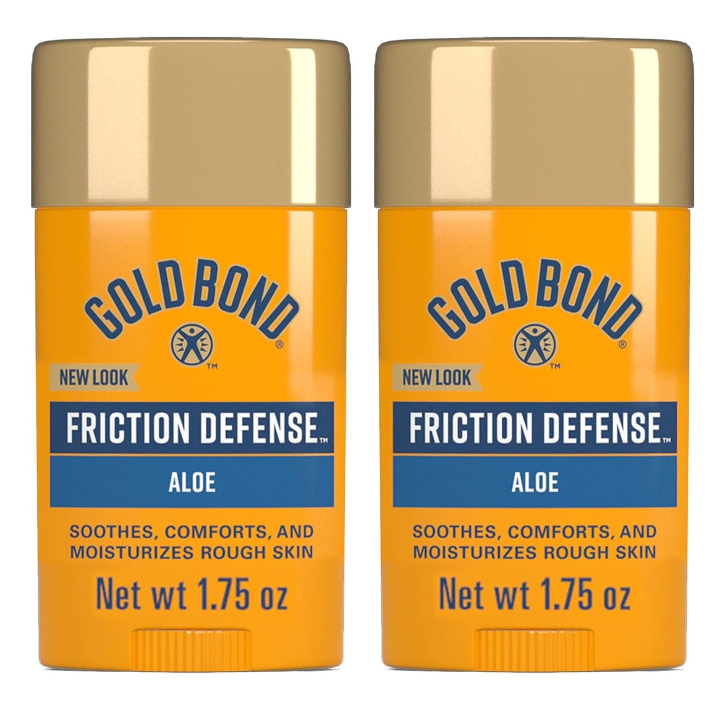 Gold Bond Friction Defense Stick, Unscented 1.75 oz Pack of 2 Beauty and Personal Care Gold Bond