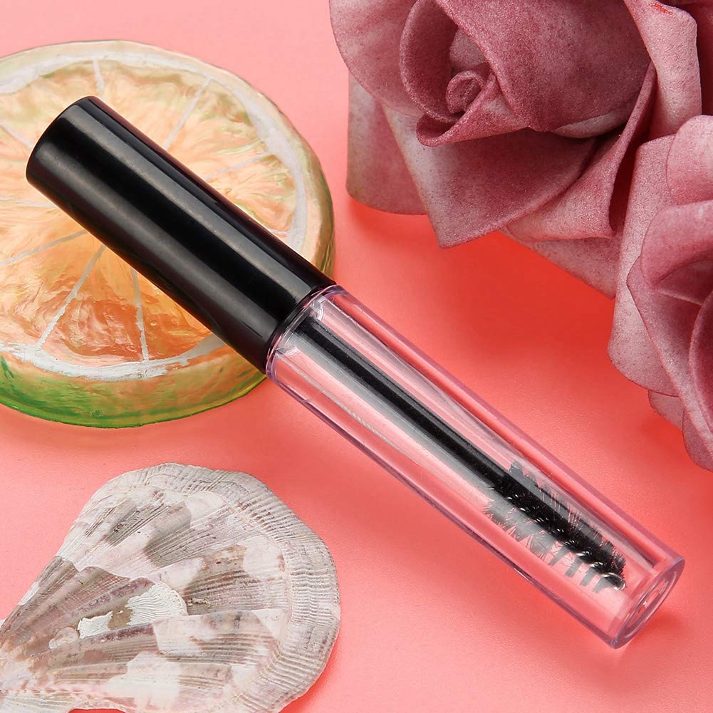 Clina 1pc Empty Mascara Tube with Eyelash Wand, Black, Lengthening and Volumizing, Beauty/Makeup Beauty & Personal Care Clina