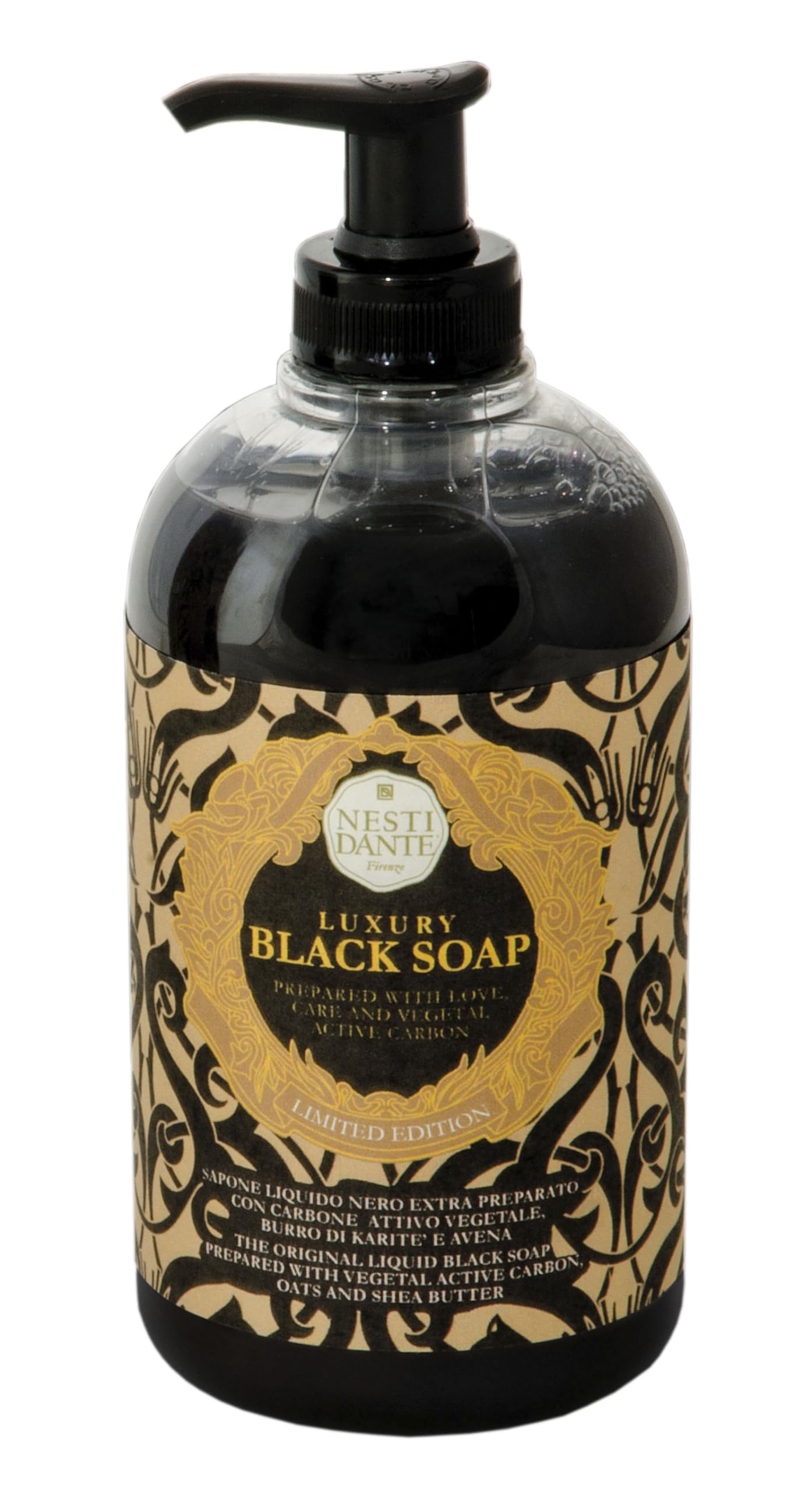Nesti Dante 251242 16.9 oz Luxury Liquid Black Soap with Vegetal Active Carbon Beauty & Personal Care Nesti Dante