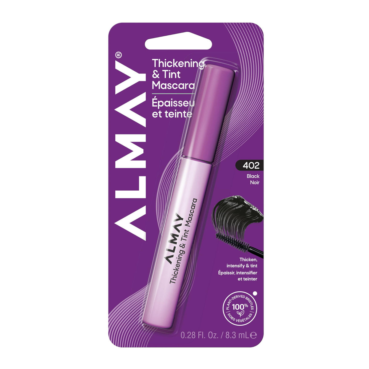 Almay Thickening & Tint Mascara, 402 Black, 1 Count