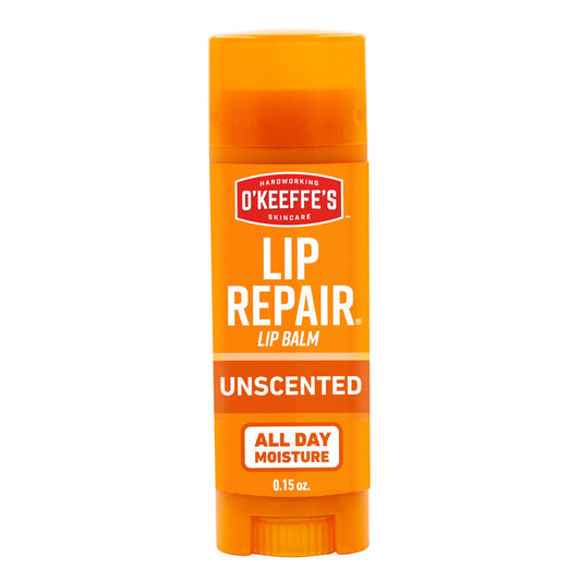 O'Keeffe's Lip Repair Unscented Lip Balm for Dry, Cracked Lips - Stick (1 Pack) - Moisturizer for Very Dry Lips Beauty & Personal Care O'Keeffe's