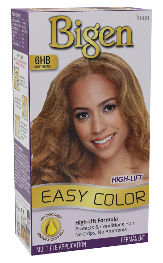 Bigen High-Lift Easy Color Permanent Hair Coloring Kit Honey Blonde 6HB 2.82 Oz (Pack of 2) Beauty & Personal Care Bigen
