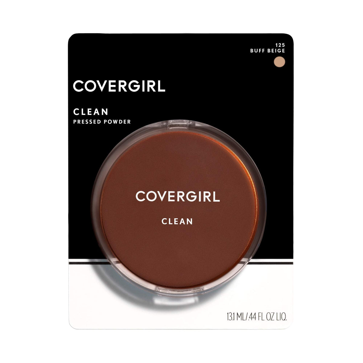 Covergirl Clean Pressed Powder Foundation, 125 Buff Beige, 0.39 Fl Oz Beauty & Personal Care COVERGIRL