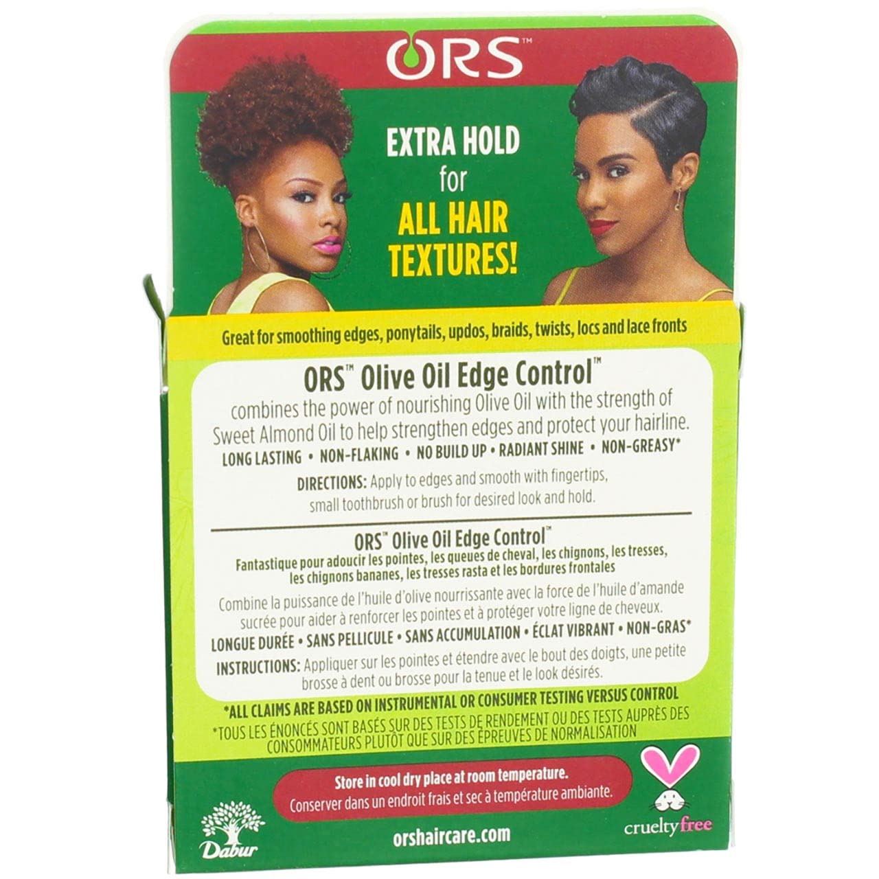 ORS Olive Oil Edge Control Hair Gel for Strengthening (2.2 oz) Beauty & Personal Care ORS