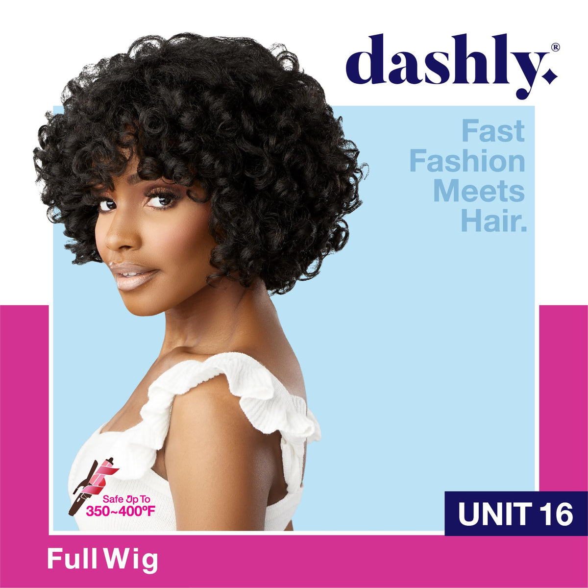 Sensationnel Dashly Wig-Unit 16, 1 JETBLACK