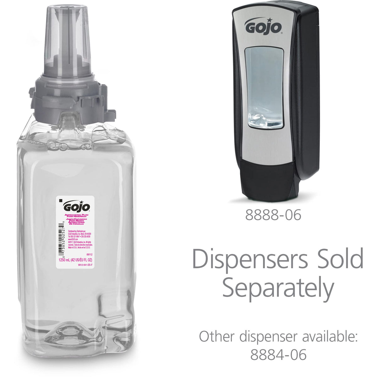 GOJO 1250 mL Refill Purple Plum Scented Hand Soap Beauty & Personal Care GOJO