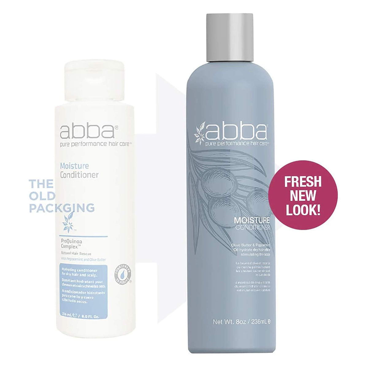 ABBA Moisture Shampoo, Olive & Peppermint Oil, 32 Fl Oz (Pack of 1) Beauty & Personal Care ABBA