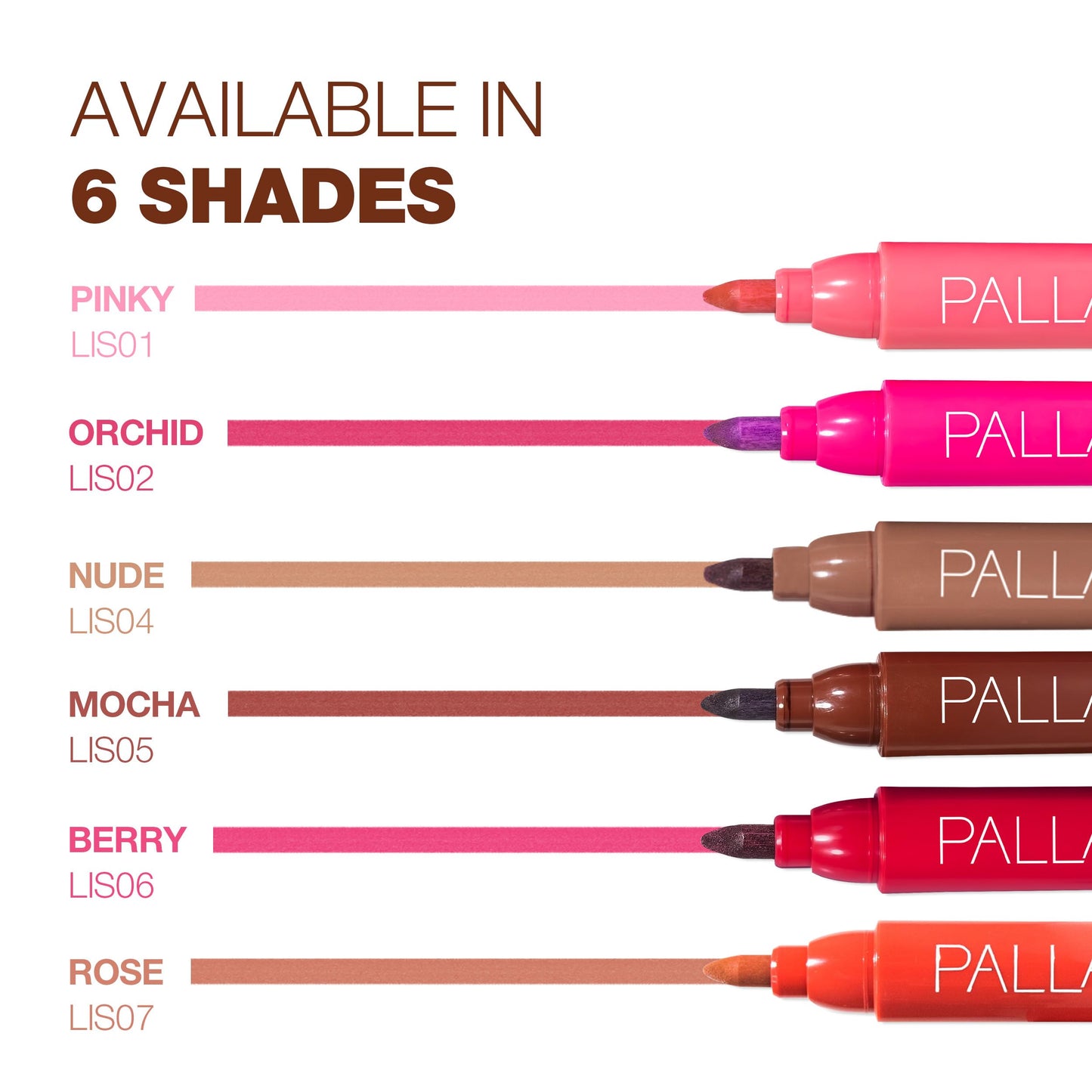Palladio Lip Stain, Hydrating and Waterproof Formula, Matte Color Look, Long-lasting All Day Wear Lip Color, Smudge Proof Natural Finish, Precise Beauty & Personal Care Palladio