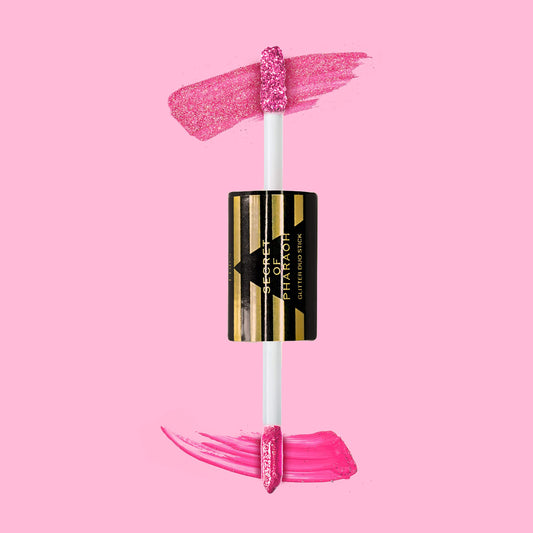 EBIN NEW YORK Secret of Pharaoh Glitter Duo Stick Cleopatra’s Kiss | Dual-Ended Primer & Glitter Face Makeup Stick | Creamy Long-Lasting Shimmer Beauty & Personal Care EBIN NEW YORK
