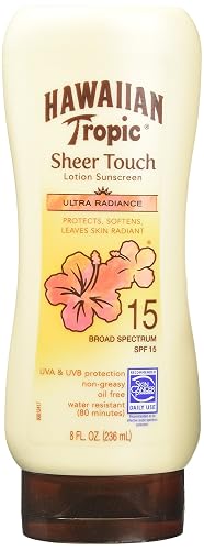 Hawaiian Tropic Sheer Touch Broad Spectrum Sun Care Lotion, SPF 15, Coconut, 8 Fl Oz Beauty & Personal Care Hawaiian Tropic