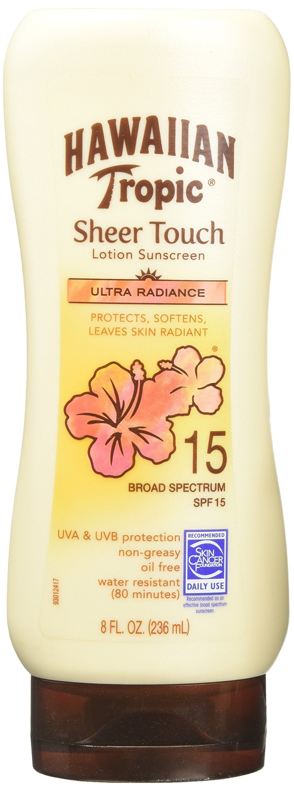 Hawaiian Tropic Sheer Touch Broad Spectrum Sun Care Lotion, SPF 15, Coconut, 8 Fl Oz Beauty & Personal Care Hawaiian Tropic