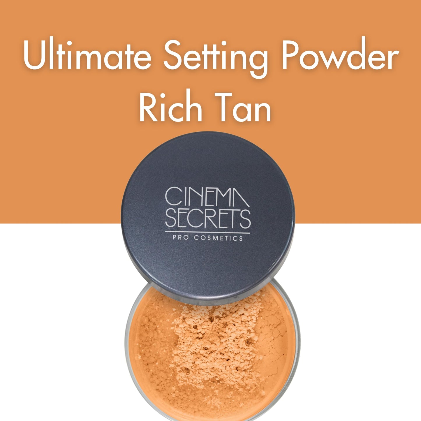 Cinema Secrets Ultralucent Setting Powder- Rich Tan Talc-Free Loose Mineral Powder for All Skin Types, Oil Control, Shine-Free Finish Beauty & Personal Care CINEMA SECRETS