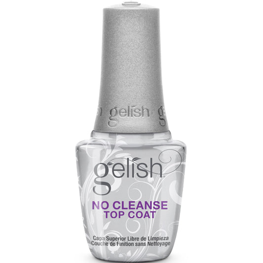 Gelish No-Cleanse No Wipe UV/LED Gel Nail Polish Top Coat Sealer, 15mL