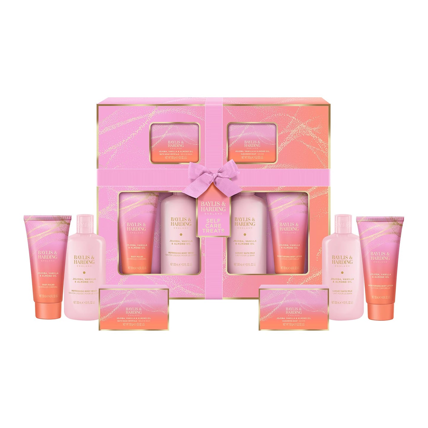 Baylis & Harding Jojoba, Vanilla & Almond Oil Luxury Pamper Gift Set For Women - Vegan Friendly Beauty and Personal Care Baylis & Harding
