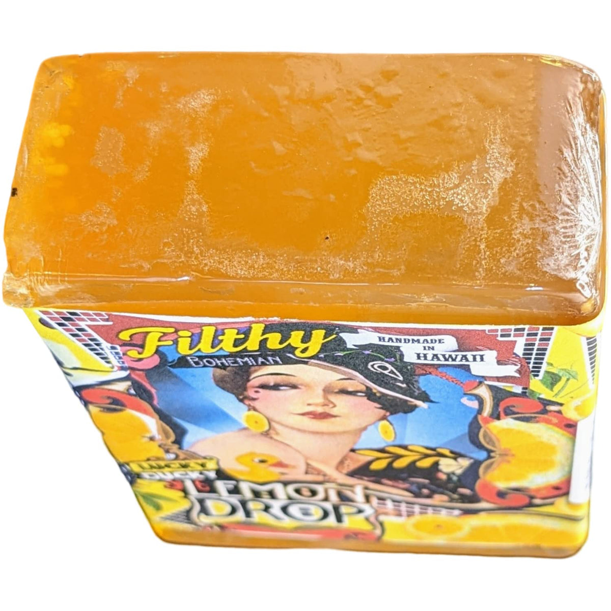 Filthy Bohemian Lucky Ducky Lemon Drop Soap Bar Beauty & Personal Care Filthy Farmgirl