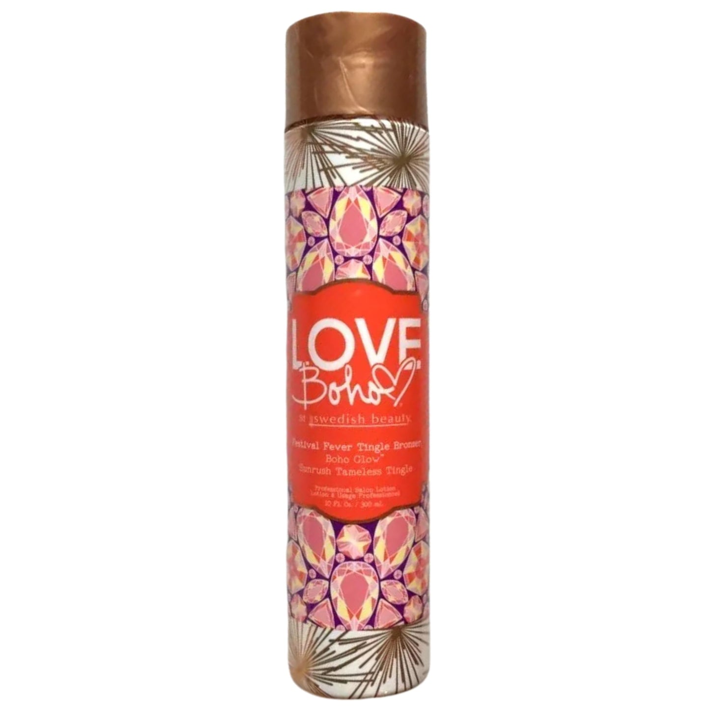Love Boho Festival Fever Tingle DHA Bronzer Beginner Level 10oz Beauty & Personal Care Swedish Beauty