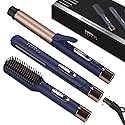 Hair Straightener and Curler, PARWIN PRO BEAUTY 1'' Flat Iron, 1.25'' Curling Iron Hair Straightener Brush with Detachable Power Cord, LED Temp Beauty & Personal Care PARWIN PRO BEAUTY