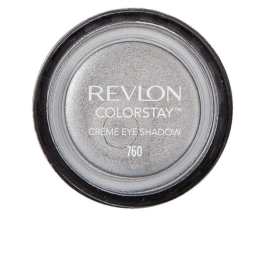 REVLON Colorstay Creme Eye Shadow, Longwear Blendable Matte or Shimmer Eye Makeup with Applicator Brush in Silver, Earl Grey (760), 0.18 Ounce (Pack Beauty & Personal Care REVLON