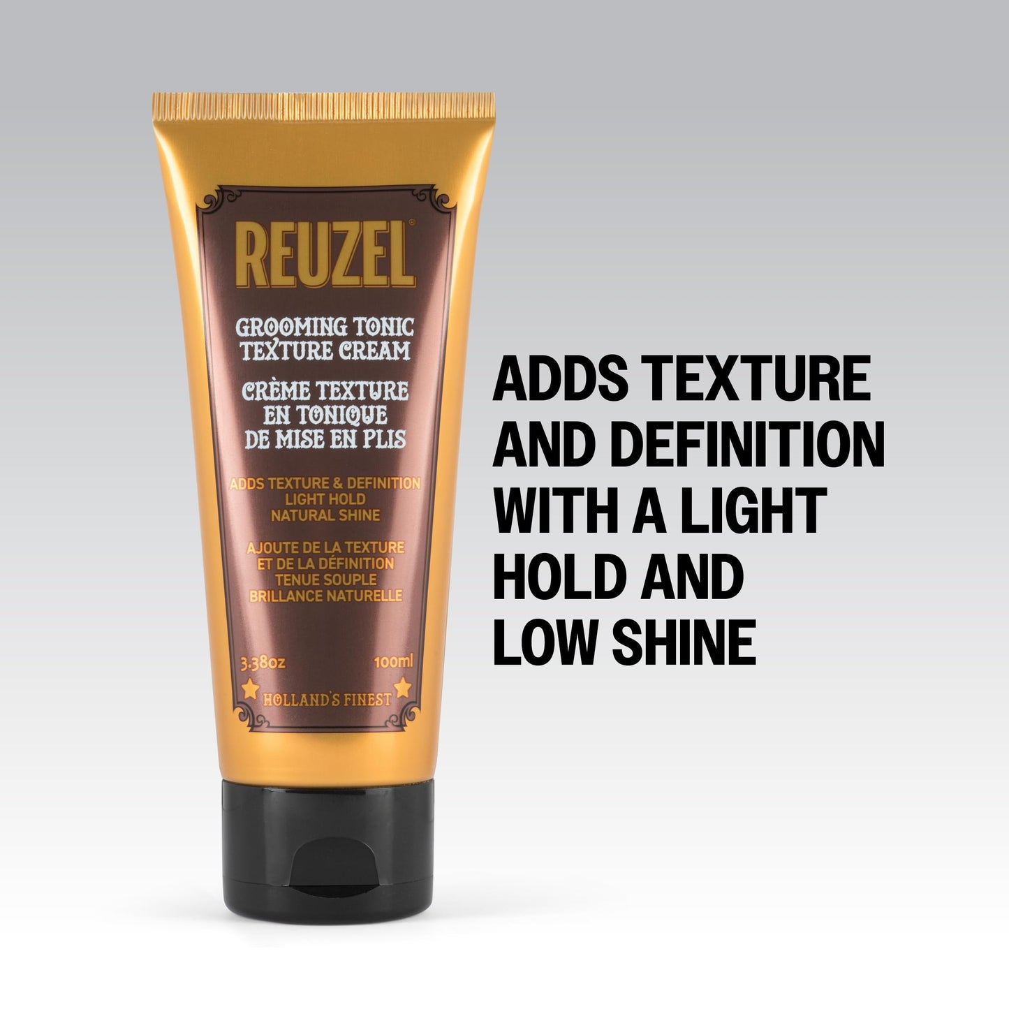 REUZEL Grooming Tonic Texture Cream, Light Hold, Curl Texture and Definition, Natural Shine, Heat Protection, For All Hair Types, 3.38oz Beauty & Personal Care REUZEL