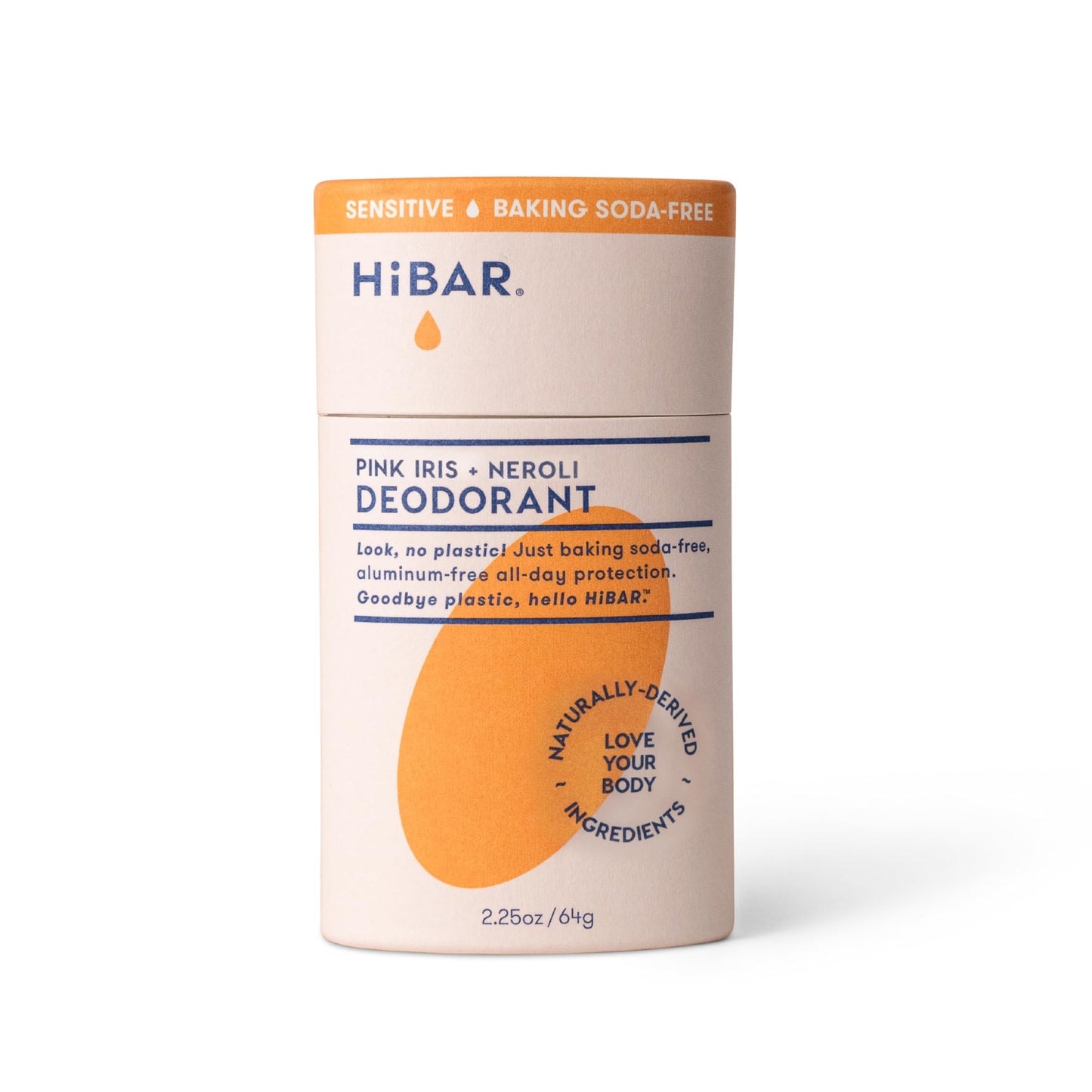 HiBAR Pink Iris & Neroli Sensitive Deodorant - Gentle on Skin, Neutralizes Odor, Absorbs Moisture, Smooth Application, Long-Lasting Protection Beauty and Personal Care HIBAR