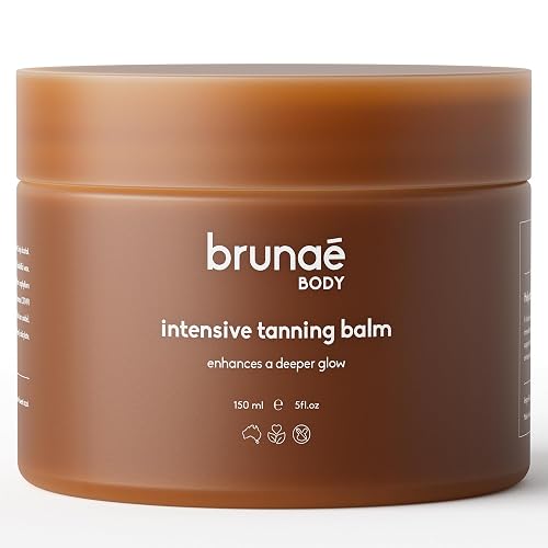BRUNAE BODY® Intensive Tanning Bed Balm [FOR DARKER & FASTER TAN] - Natural Tan Accelerator Lotion for Sunbed - Sun Tanning Lotion for Women & Men Beauty & Personal Care Brunae Body