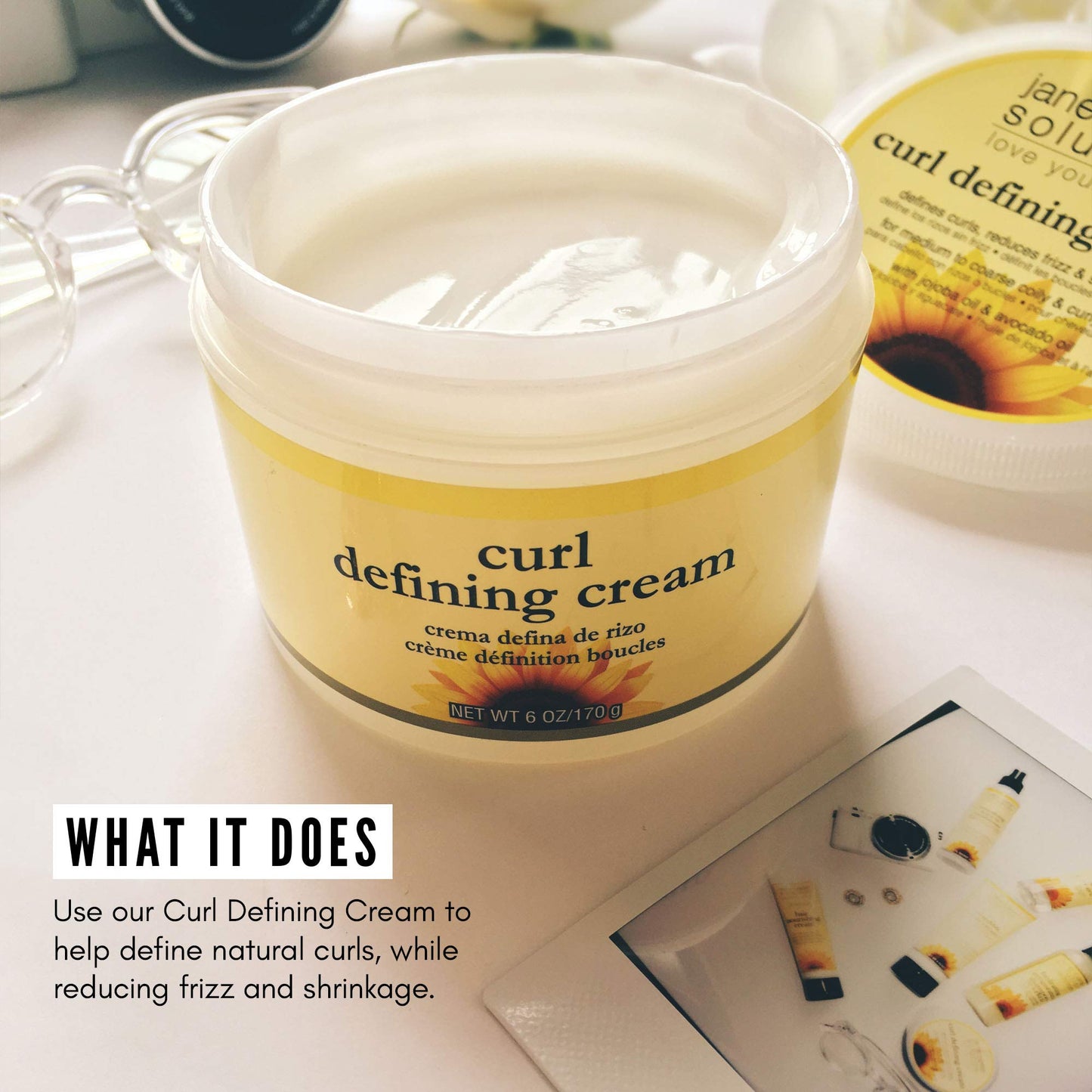 Jane Carter Solution Curl Defining Cream (6oz) - Reduce Frizz, Nourish, Lightweight Beauty & Personal Care Jane Carter Solution