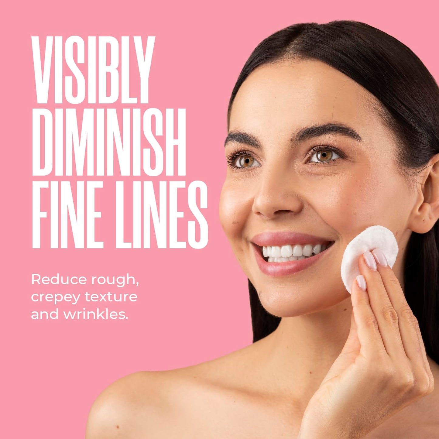 Glycolic Acid Pads with Vitamin C - Toner Pads for Face Cleansing With Tea Tree Oil - Exfoliating Pads with 20% AHA & Vitamins E, B3, B5 - Facial Peel Beauty & Personal Care Divine Derriere