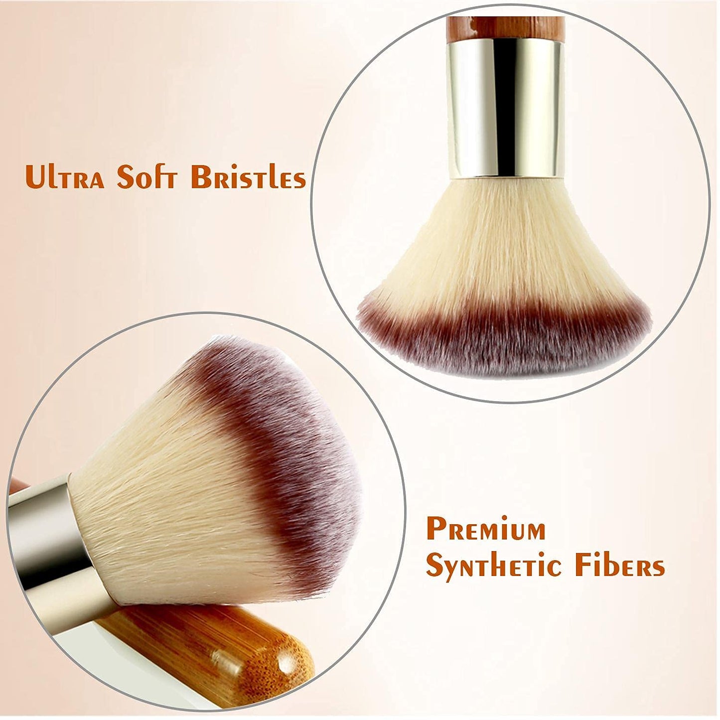 Matto Makeup Brush Set 2 Pieces Face Blush Kabuki Powder Foundation Makeup Brushes for Mineral BB Cream Beauty & Personal Care Matto