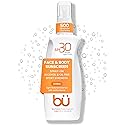BU SPF 30 Sunscreen Spray for Face and Body, Non Aerosol Spray, Clear WOWmist, TSA Travel Size Sunblock, Oil Free and Water Resistant for Sensitive Beauty & Personal Care bü
