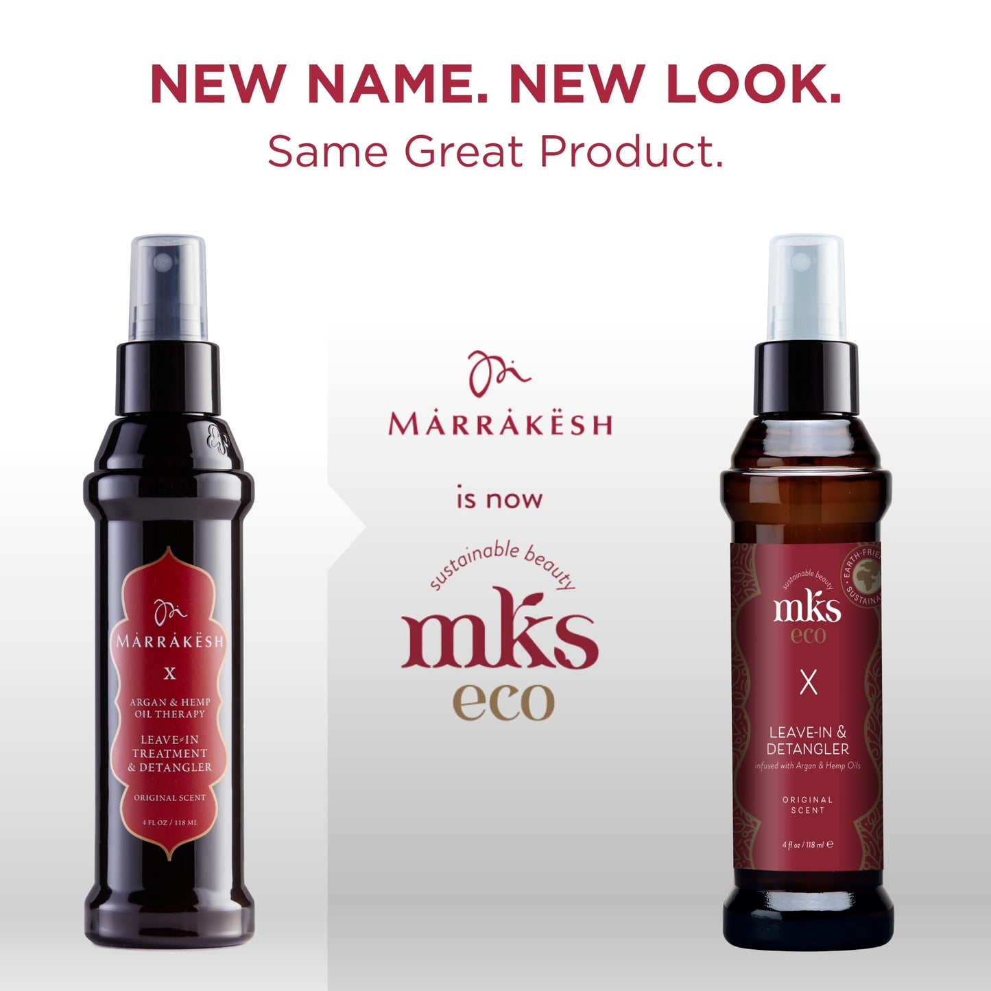 Earthly Body MKS eco X, Original Scent - 4 fl oz - Leave-In Treatment & Detangler - Moroccan Argan Oil, Hemp Seed Oil - Vegan & Cruelty Free Beauty & Personal Care Earthly Body