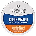 Frederick Benjamin Sleek Water Pomade for Men, Light & Easy to Apply Water Based Hair Pomade, Medium to Strong Hold, High Shine, Grease Free, Infused Beauty & Personal Care Frederick Benjamin
