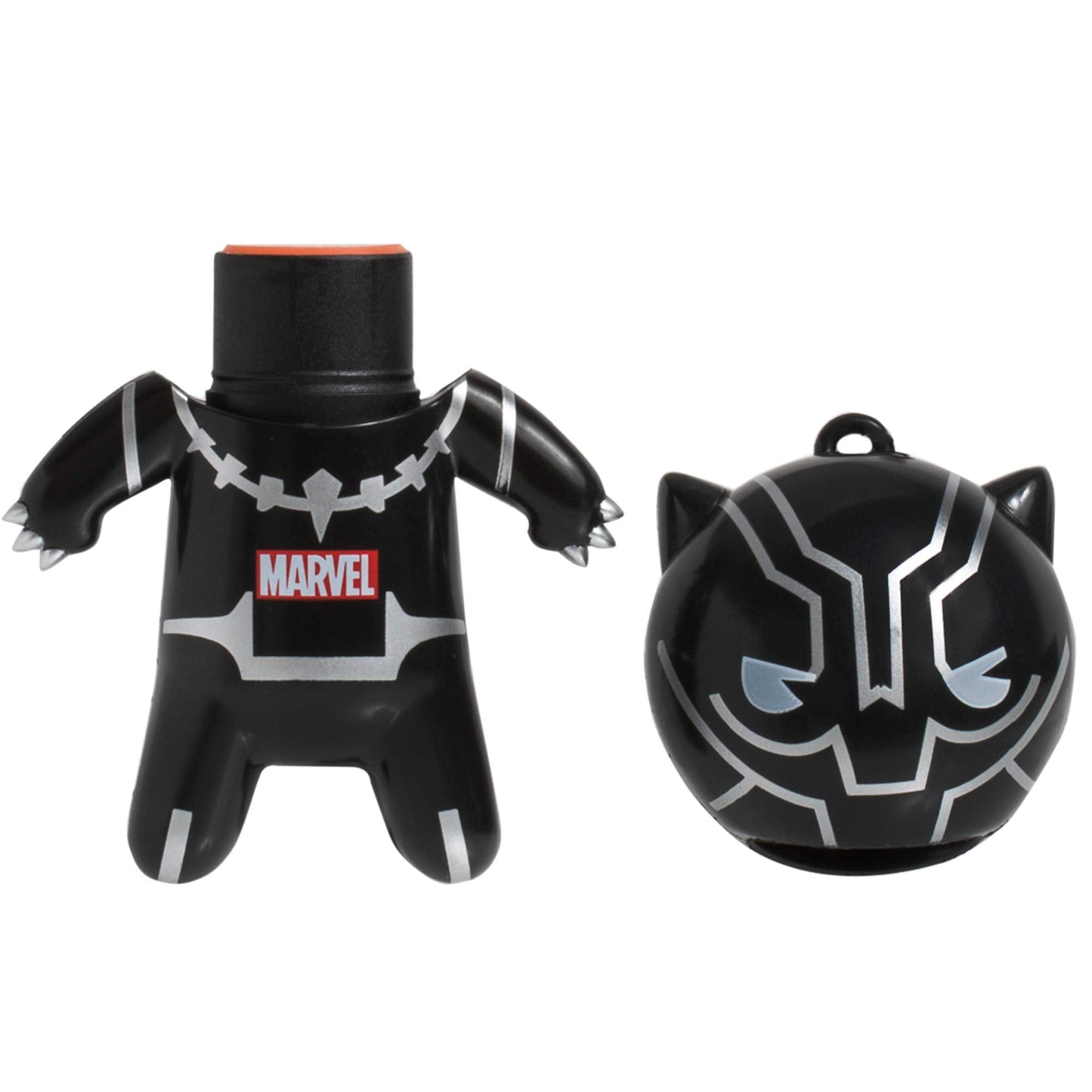 Lip Smacker Marvel Lip Balm Keychain, Clear & Glossy, Fun & Giftable, Cruelty Free - Black Panther Beauty & Personal Care Lip Smacker