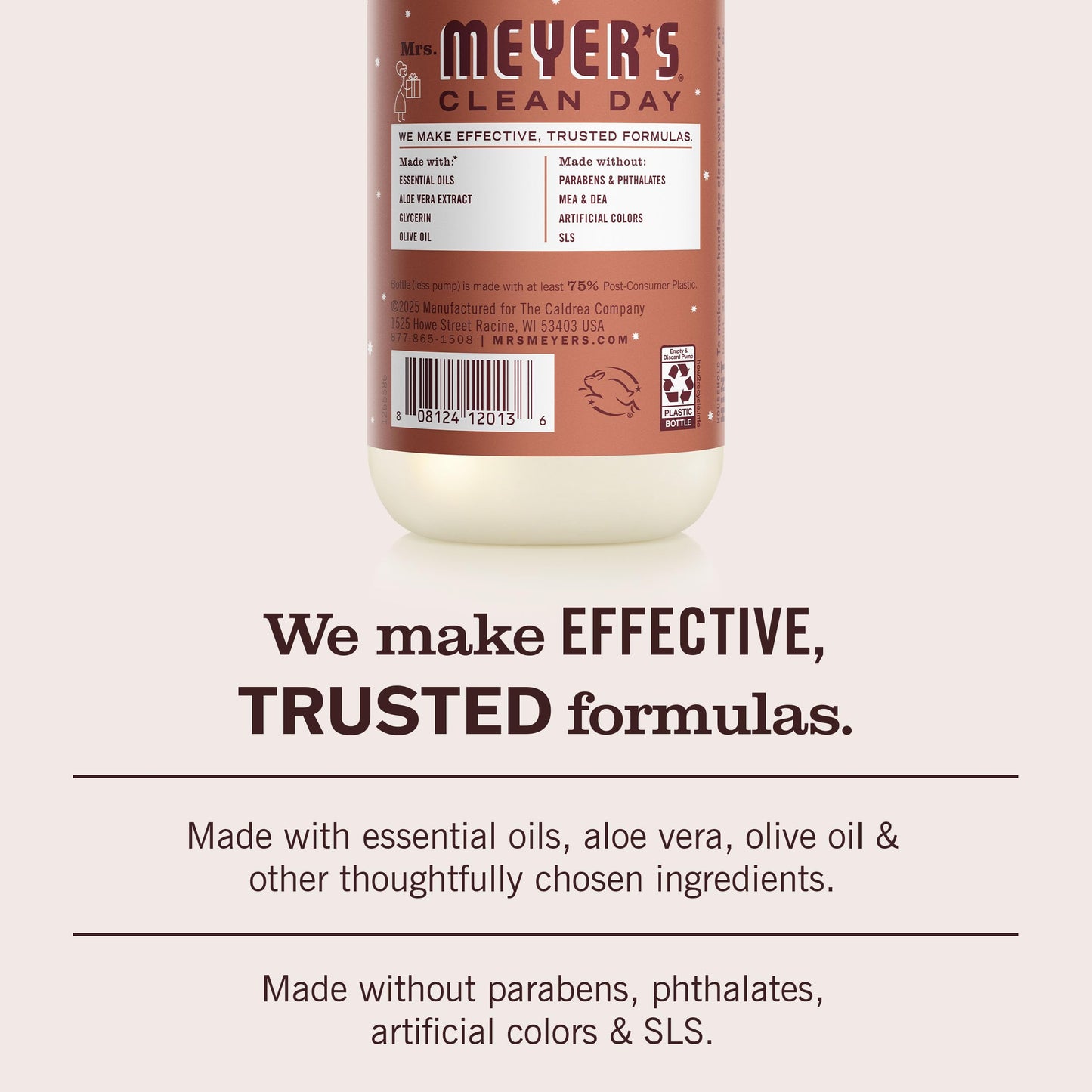 MRS. MEYER'S CLEAN DAY Hand Soap, Gingerbread Scent, 12.5 Fl Oz Bottle Beauty & Personal Care Mrs. MEYER'S