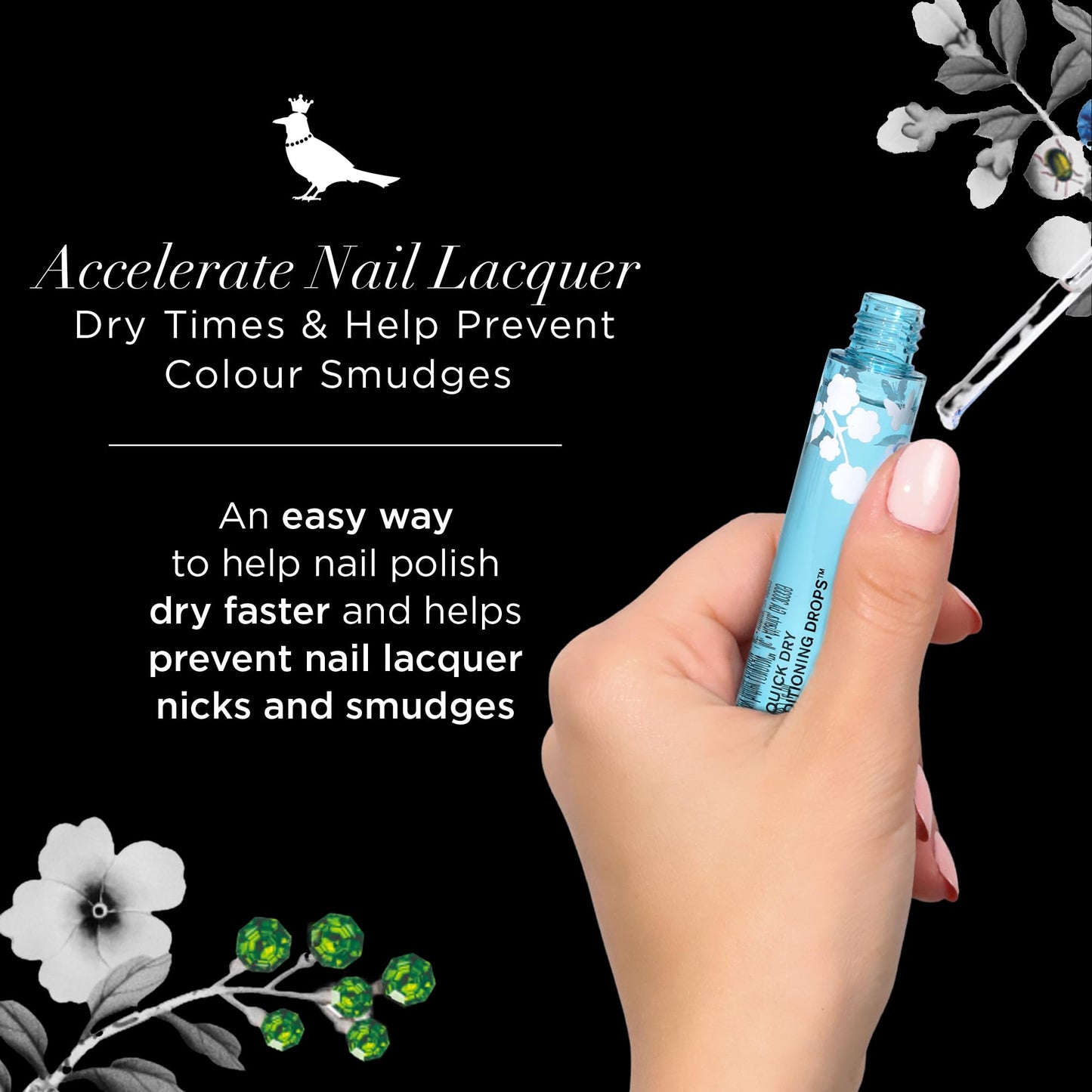 butter LONDON P.D. Quick Dry Conditioning Drops Cuticle Oil - Nail Oil with Vitamin E Moisturizes & Conditions Cuticles & Nail Beds - Cuticle Care Beauty & Personal Care butter LONDON