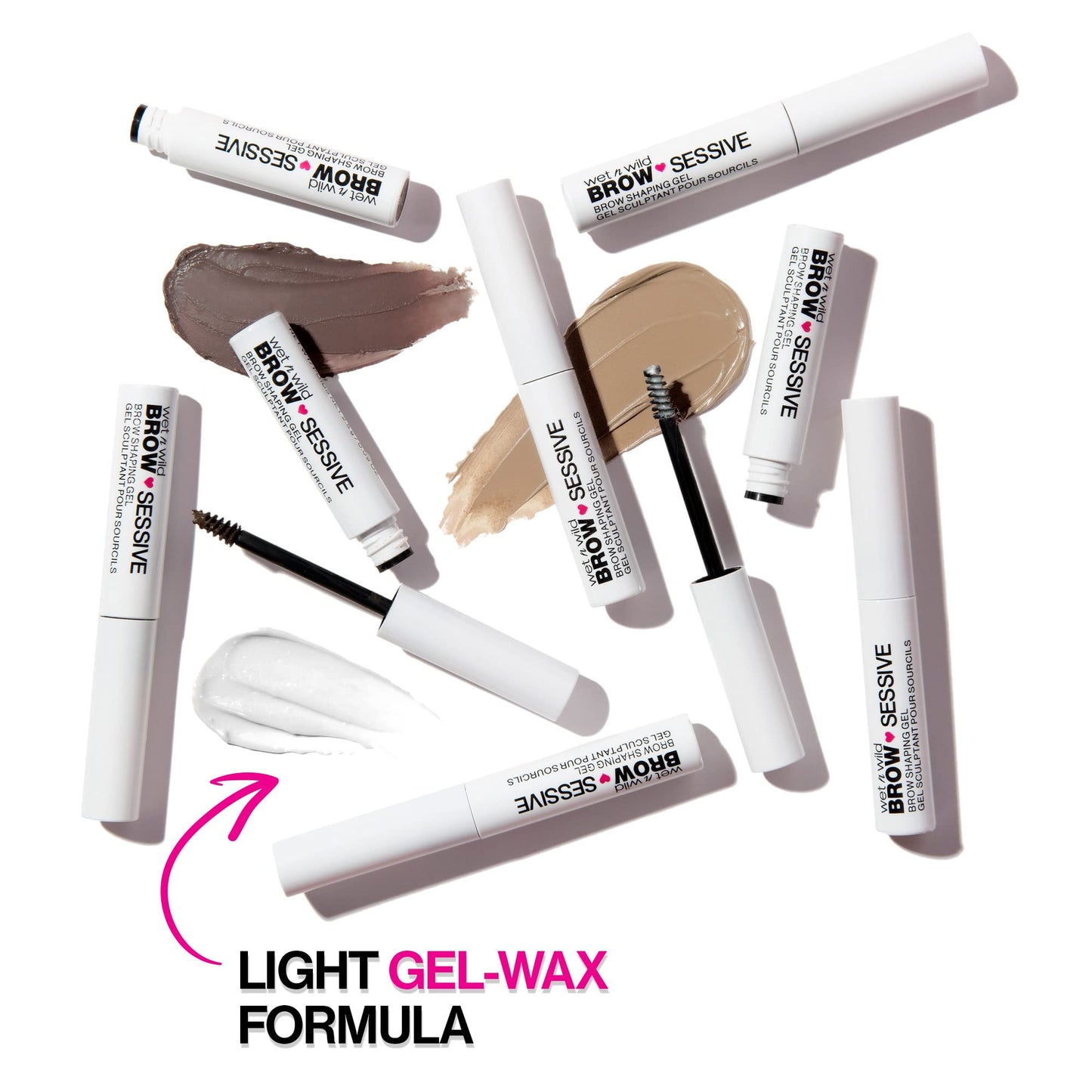 wet n wild Brow-Sessive Eyebrow Shaping Makeup Gel Brown Beauty & Personal Care wet n wild