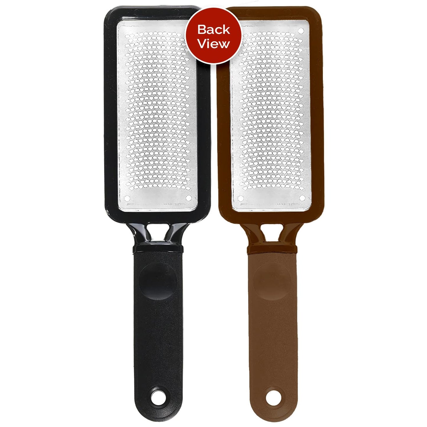 Microplane Colossal Foot File, Black and Brown - The Original Stainless-Steel Foot Scraper, Dead Skin/Callus Remover for Feet, Foot Scrubber, Pedicure Beauty & Personal Care Microplane