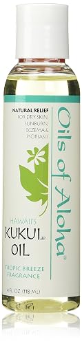 Oils of Aloha - Hawaii Kukui Nut Oil with Tropic Breeze Fragrance, 4 oz Beauty & Personal Care Oils of Aloha