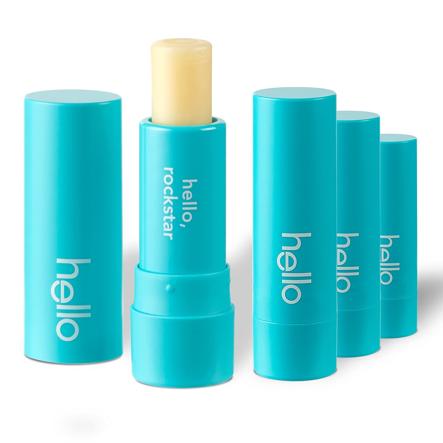Hello Moisturizing Vegan Lip Balm, Sweet Mint, Beeswax & Petrolatum Free, Paraben Free, 0.15 Ounce (Pack of 4) Beauty & Personal Care hello